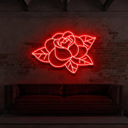 Old School Rose | LED Neon Sign