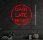 Open Late Night | LED Neon Sign