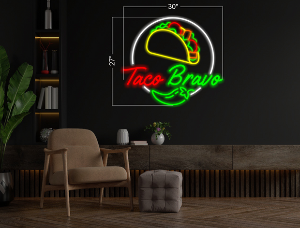 TACO BRAVO🌮 | LED Neon Sign