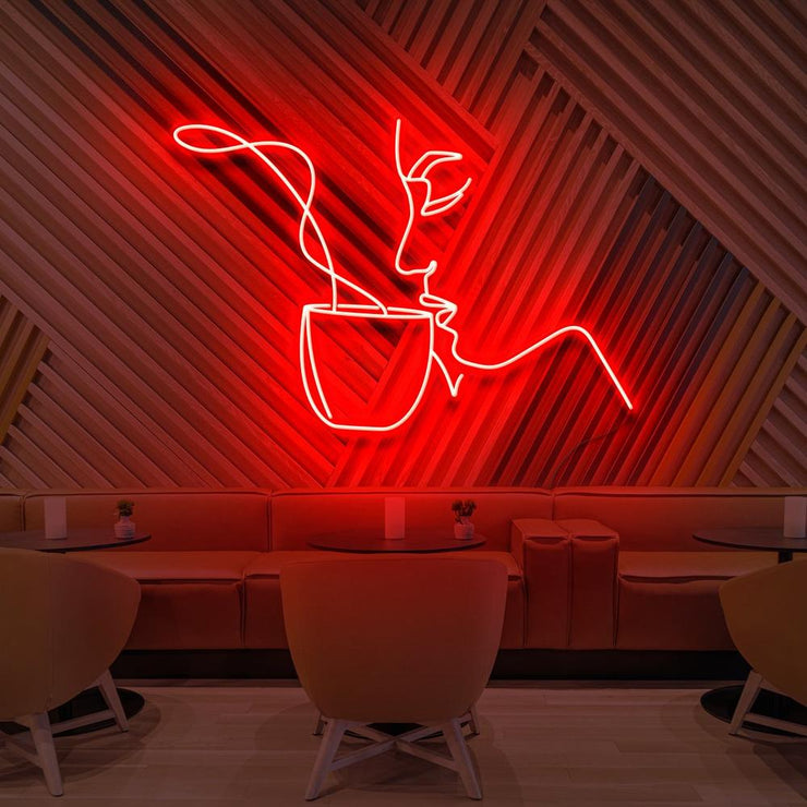 Sipping Tea | LED Neon Sign