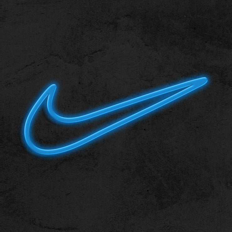 swoosh led neon sign Nike mk neon