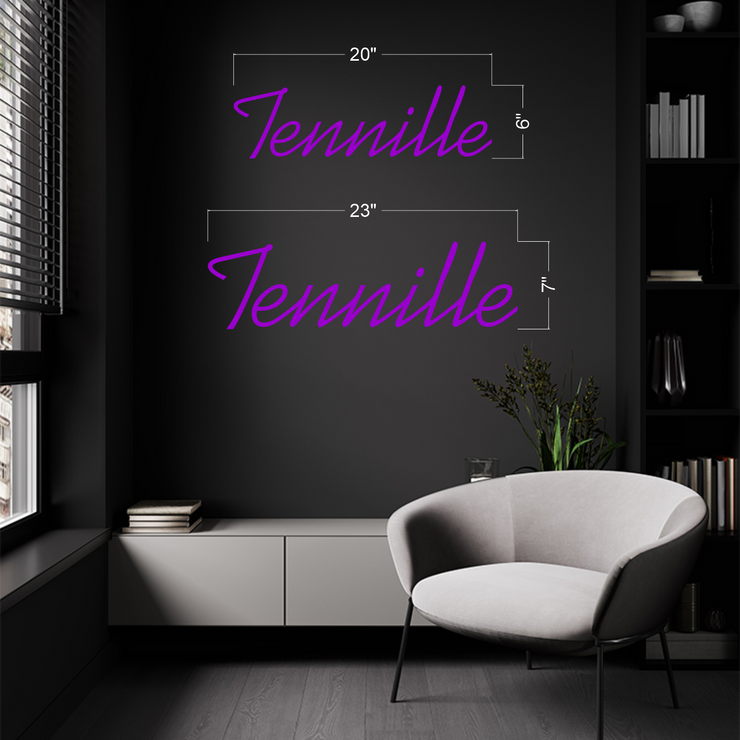 Tennille | LED Neon Sign