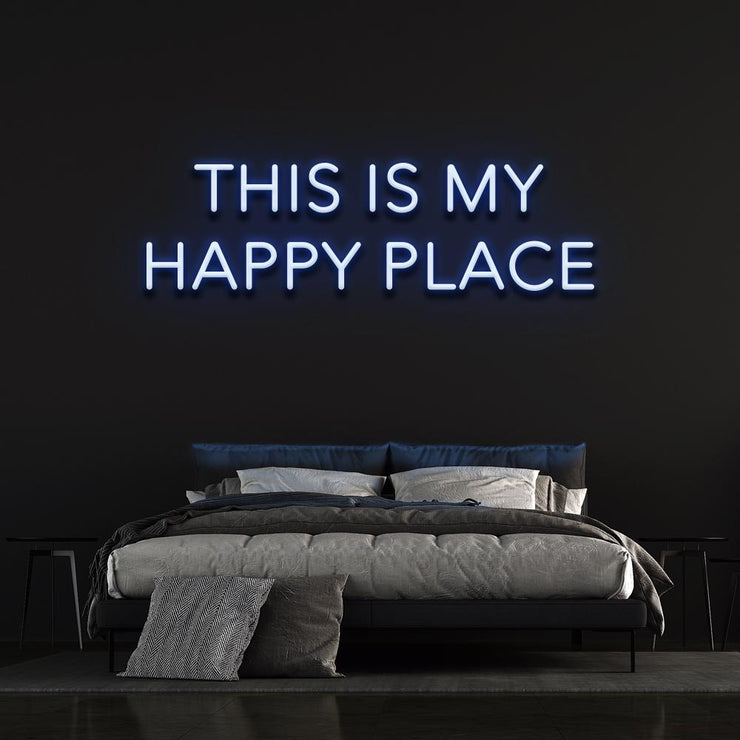 This is our happy place | LED Neon Sign