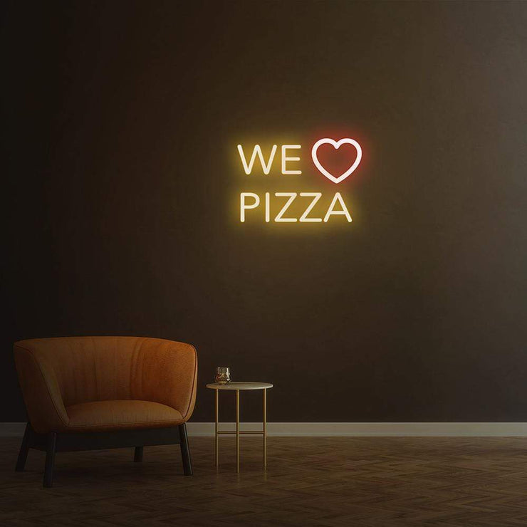 We Love Pizza | LED Neon Sign