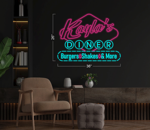 Kayla's Diner | LED Neon Sign