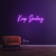 Keep Smiling | LED Neon Sign
