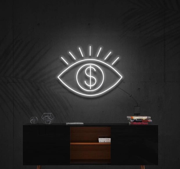 All Eye See Is Money | LED Neon Sign