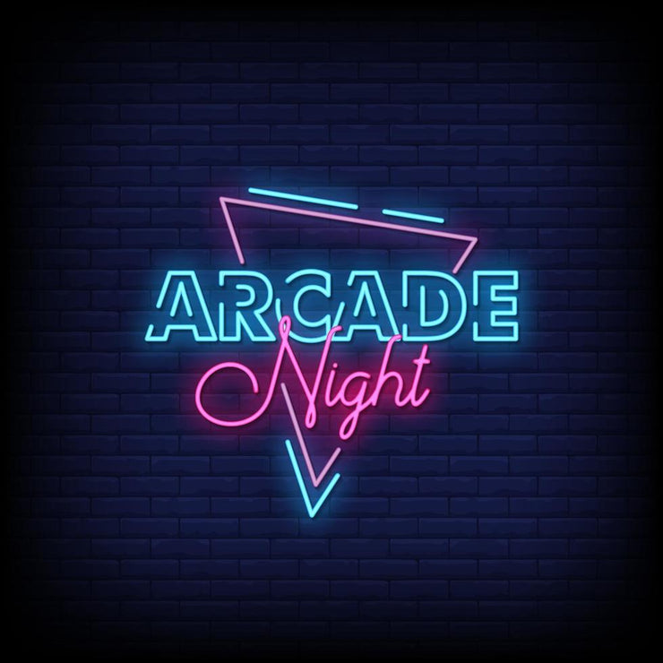 Arcade Night | Game Neon Sign