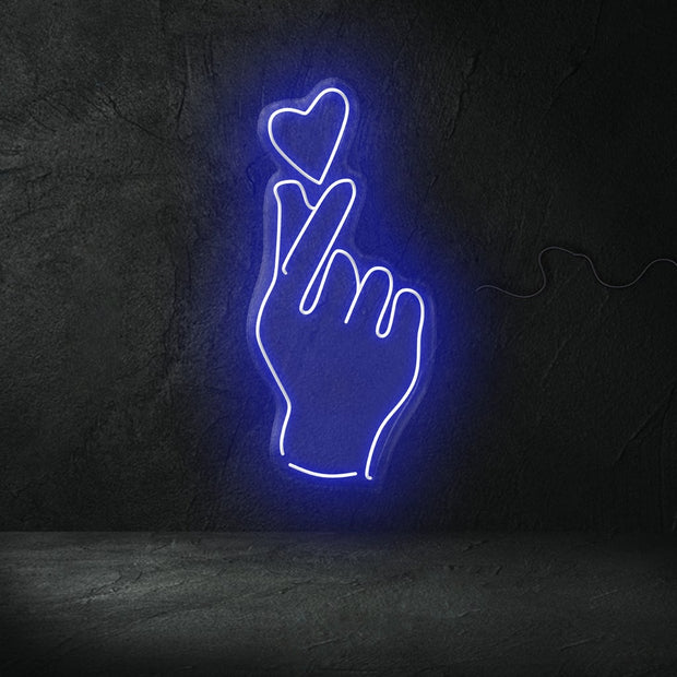 Heart In Hand | LED Neon Sign