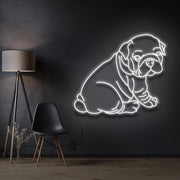 Bulldog Puppy | LED Neon Sign