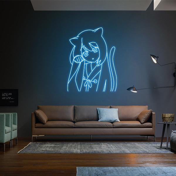 Anime Cat Girl | LED Neon Sign
