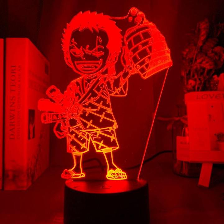 Chibi Roronoa Zoro Anime - LED Lamp (One Piece)