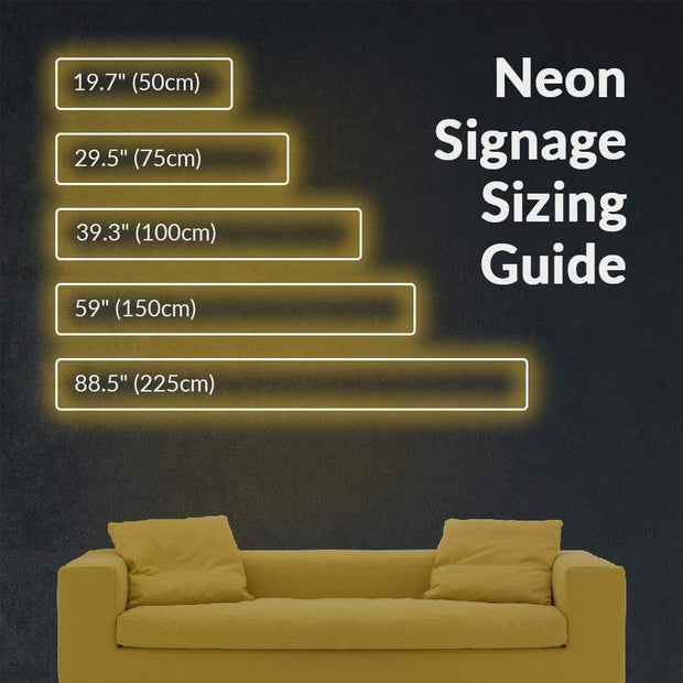 Custom Circle Initials | LED Neon Sign