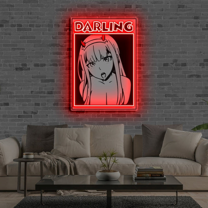 Darling | Neon Acrylic Artwork