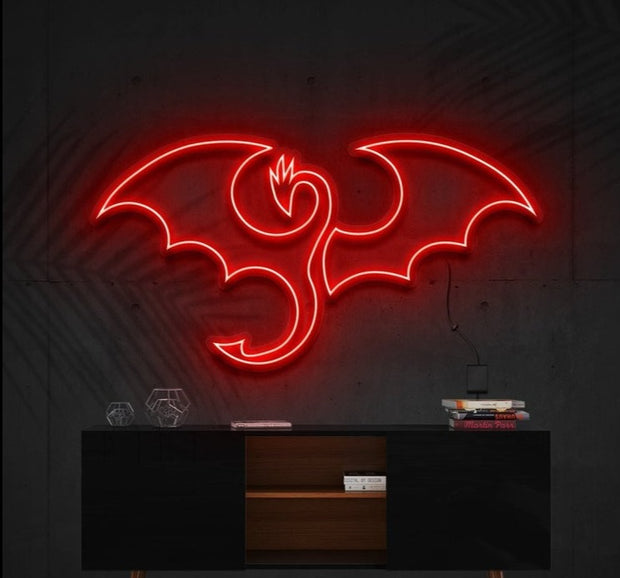 Flaming Dragon | LED Neon Sign