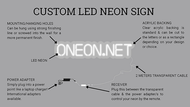 Meditate | LED Neon Sign
