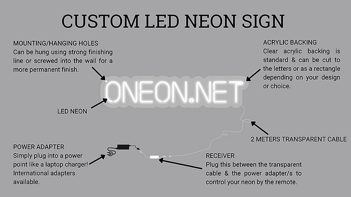 "CEO, OOO, OOO" | LED Neon Sign