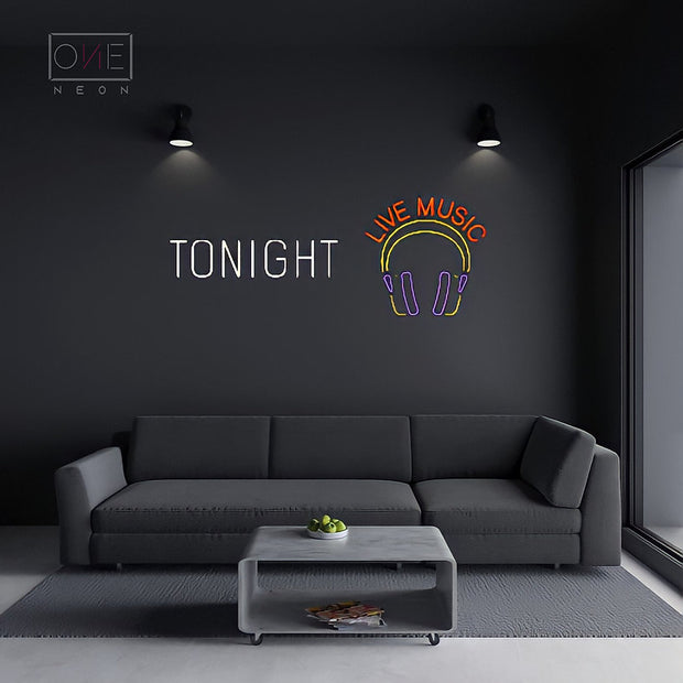 Tonight Live Music | LED Neon Sign