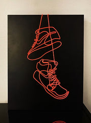 Nike Kicks Neon Sign | El Wire Signs Wall Art