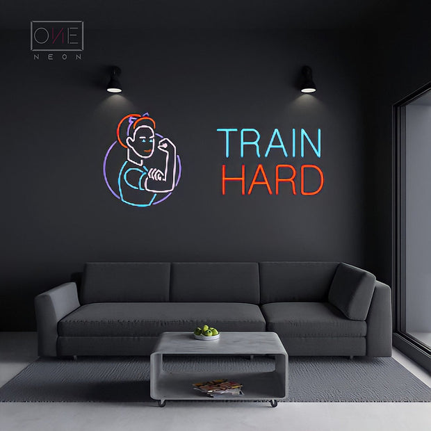 Train Hard | LED Neon Sign
