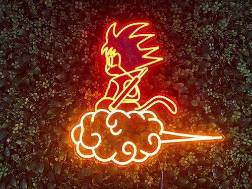 Goku Riding Cloud | LED Neon Sign - ONE Neon