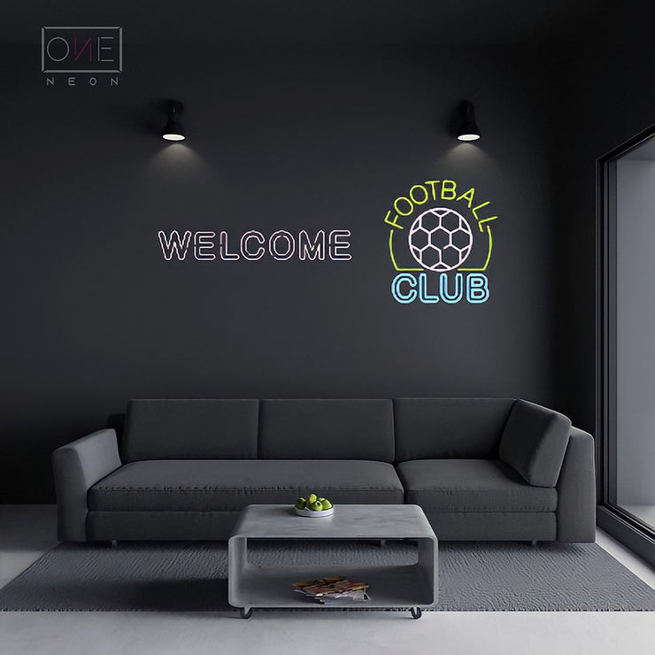 Welcome Football Club | LED Neon Sign