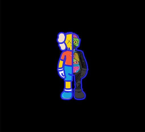 KAWS Figure | LED Neon Sign - ONE Neon