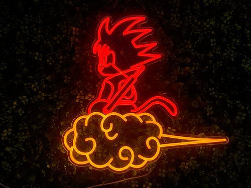 Goku Riding Cloud | LED Neon Sign - ONE Neon