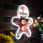 Gingerbread Man | LED Neon Sign