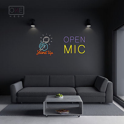 Open Mic | LED Neon Sign