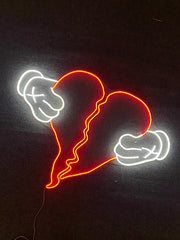Heartbreak - Kanye West Album's Cover | LED Neon Sign