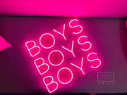 BOYS BOYS BOYS | LED Neon Sign