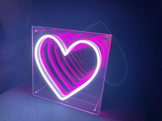Hearts LED Infinity | LED Neon Sign