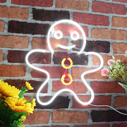 Gingerbread Man | LED Neon Sign