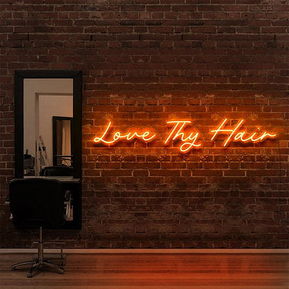 Love Thy Hair | LED Neon Sign