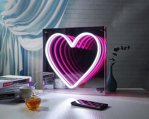 Hearts LED Infinity | LED Neon Sign