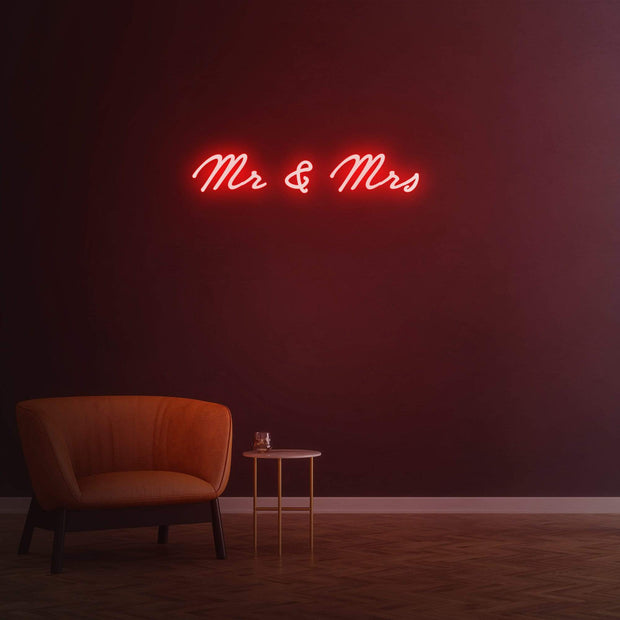 Mr & Mrs | LED Neon Sign