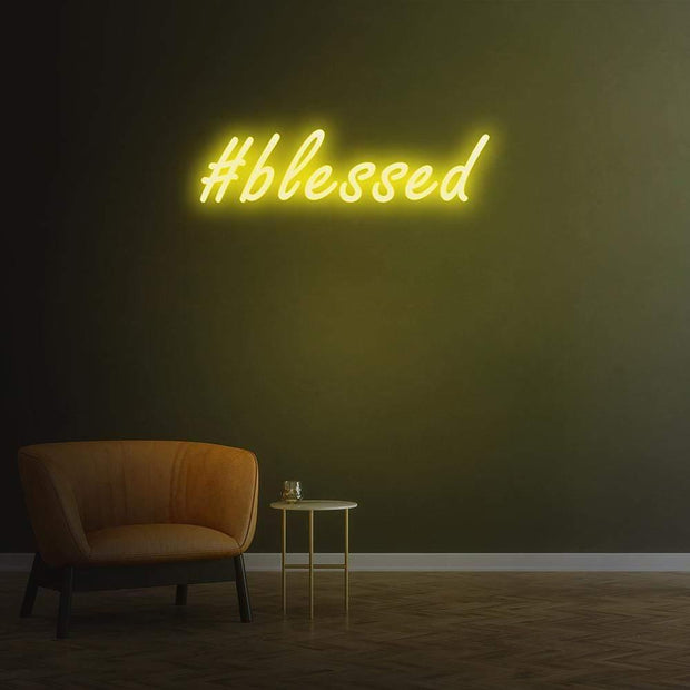 #Blessed | LED Neon Sign