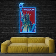 Freedom | Neon Acrylic Artwork
