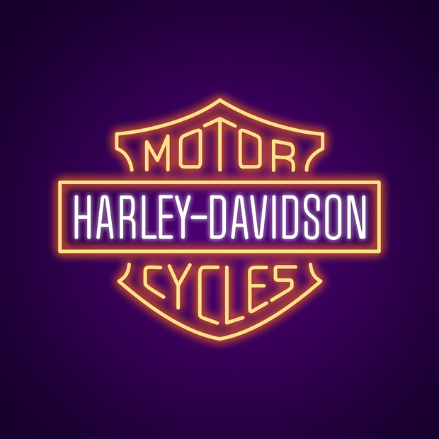 Harley Davidson Ver2 | LED Neon Sign