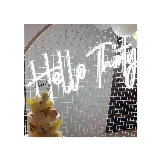 Hello Thirty | LED Neon Sign