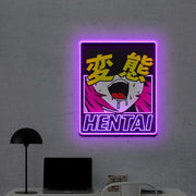 Hentai | Neon Acrylic Artwork