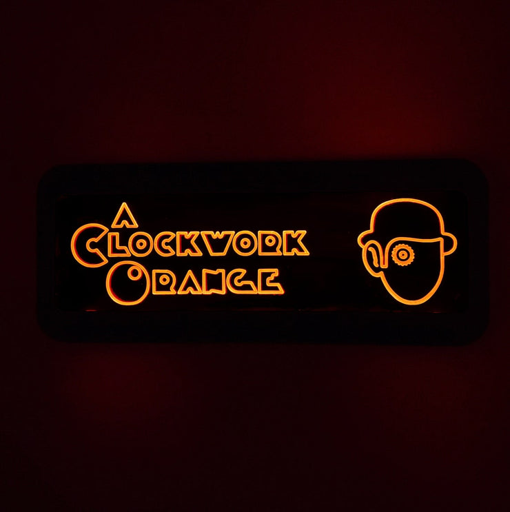 A Clockwork Orange | Edge Lit Acrylic Signs