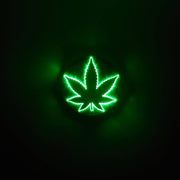 Marijuana leaf with background | Edge Lit Acrylic Signs