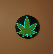 Marijuana leaf with background | Edge Lit Acrylic Signs