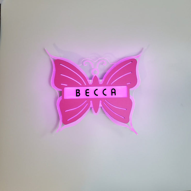 Butterfly | Edge Lit Acrylic Signs