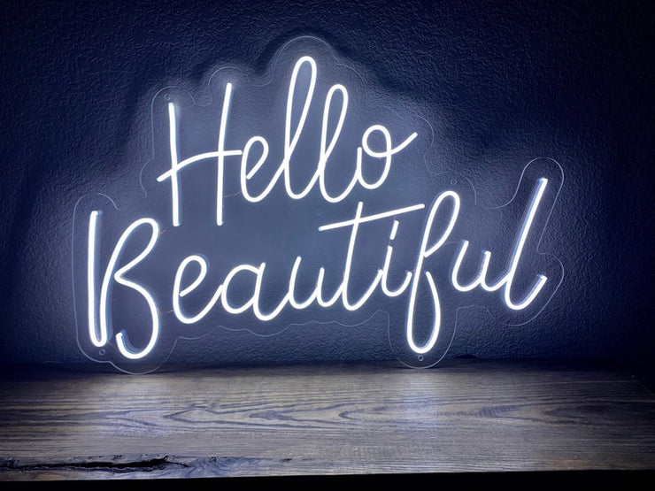 Hello Beautiful | LED Neon Sign