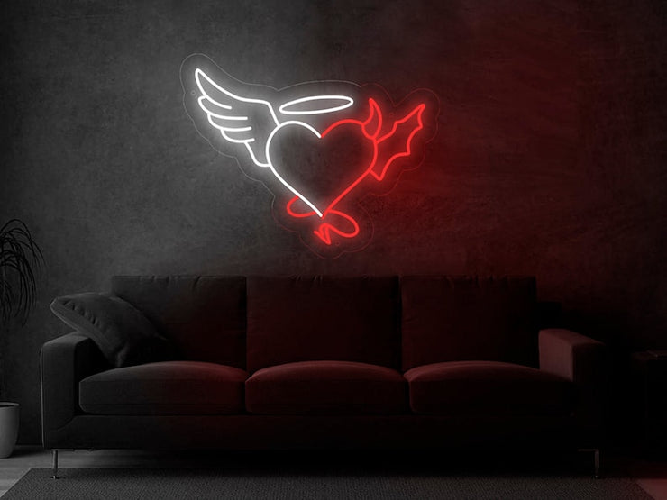 Angel and Devil | LED Neon Sign