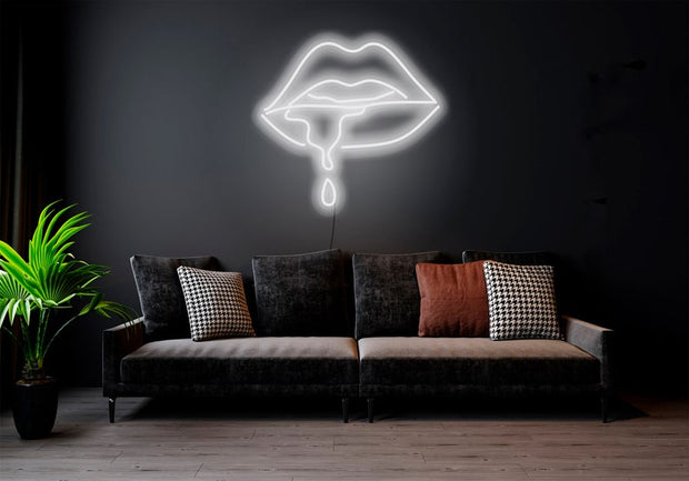 Dripping Lips | LED Neon Sign