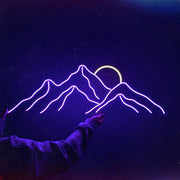Mountains Sunset | LED Neon Sign